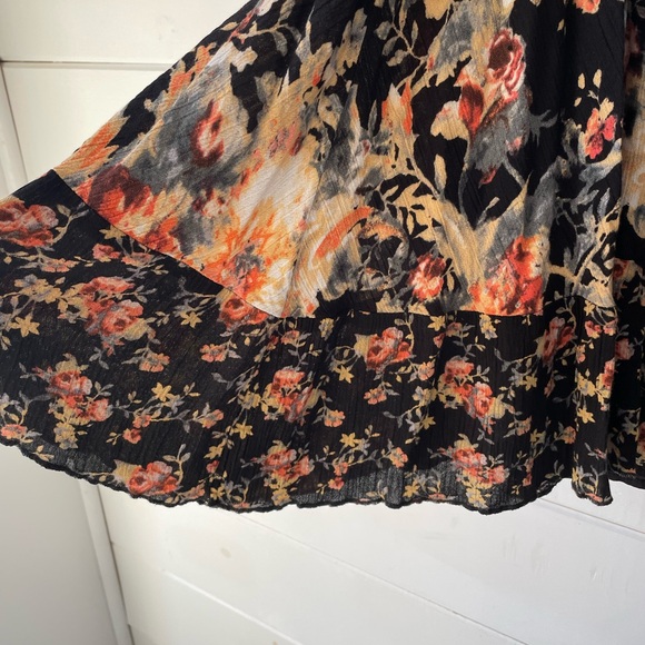 Free People Heart of Gold in Moonlight Mini Babydoll Dress Size S Boho Festival - Picture 8 of 11